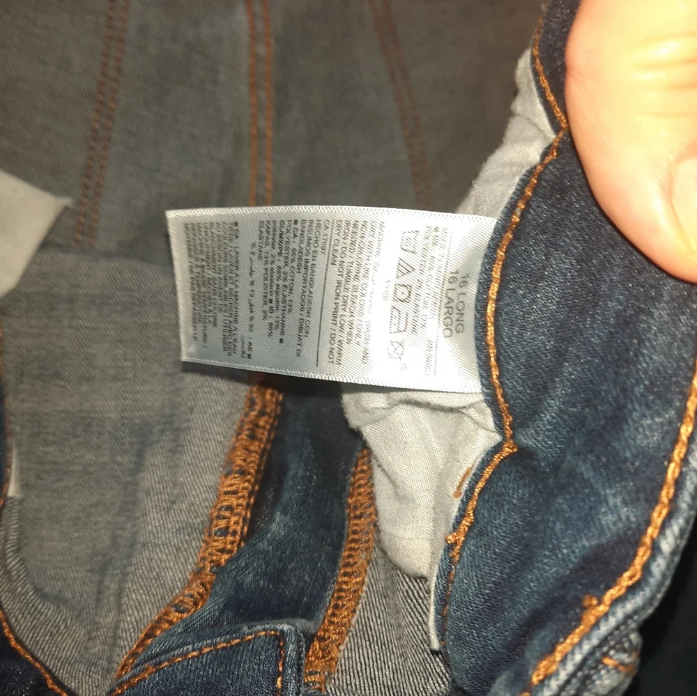 Old Navy skinny jeans distressed sz 16L - Picture 6 of 6